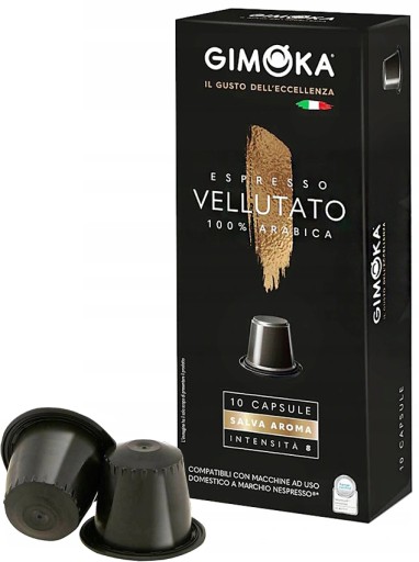 KAPSULKY GIMOKA VELLUTATO NESPRESSO 10 ks