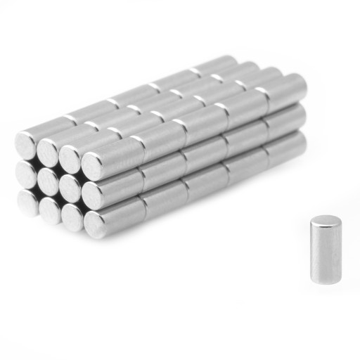 SILNÝ VALEC NEODYMIOVÝ MAGNET 3x8 N38H set. 10 ks.