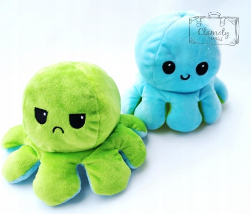 Octopus Plyšová hračka Obojstranný plyšový maskot Octopussy