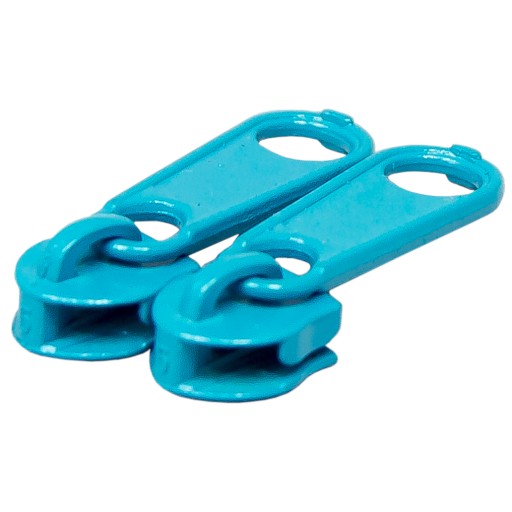 Páska na zips 5mm TYRKYSOVÁ 10 zipsov 5m