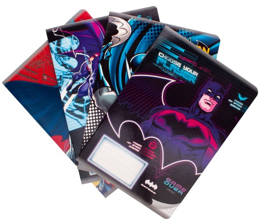 KONTROLOVANÝ ŠKOLSKÝ ZÁPISNÍK BATMAN A5/32K REXUS