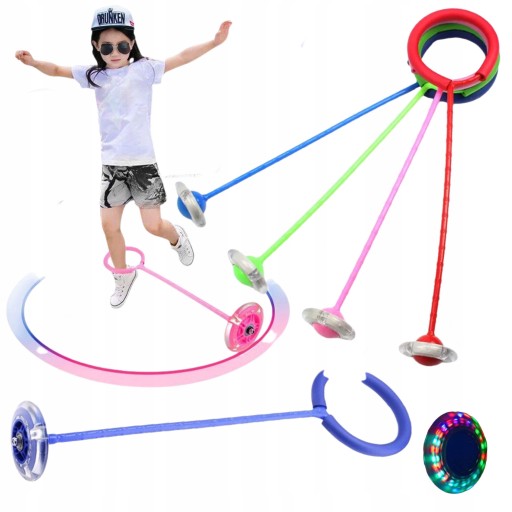 HULA HOP NA NOHEJ ŠVIHADLO PRE DETI LED