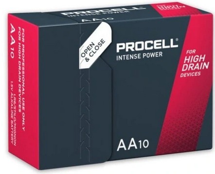 10x AA LR6 R6 alkalické batérie Duracell Procell Intense Power
