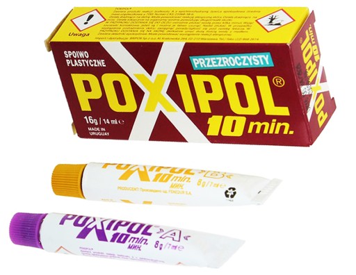 POXIPOL PLASTOVÉ LEPIDLO, TRANSPARENTNÉ, SILNÉ 10 MIN