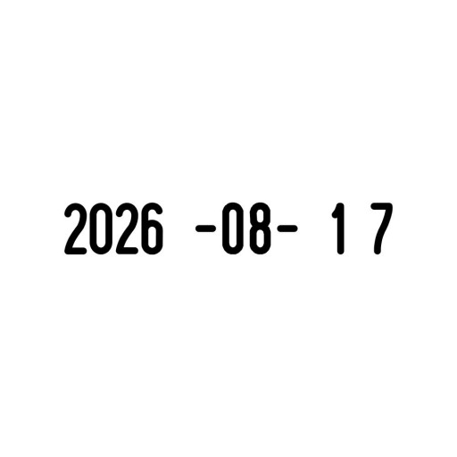 DÁTUMOVÁ PEČIATKA ISO DIGITAL BLACK TRODAT 4810
