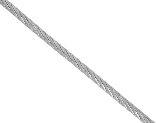 Oceľové lano fi 2 mm, pozinkované FI KOELNER, cievka 20 m