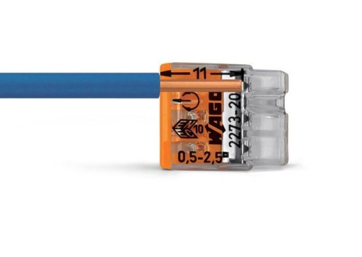 WAGO KONEKTOR 2273-203 0,5-2,5 mm² 3 SVORKY 1PC
