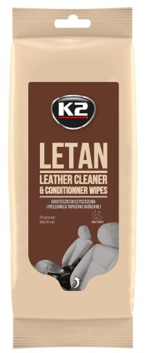 Utierky K2 LETAN WIPES na kožené čalúnenie
