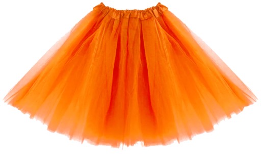 Tylová tutu sukňa pre dievčatá, HNEDÝ OUTFIT, 30 CM, karneval