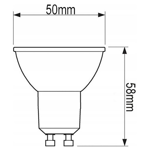 GU10 LED žiarovka 5W = 35W 470lm 4000K NEUTRÁLNA 120° PREMIUM LUMILED