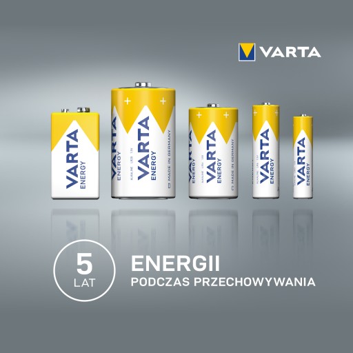 10 X VARTA ENERGY AA LR6 R6 ALKAICKÁ BATÉRIA