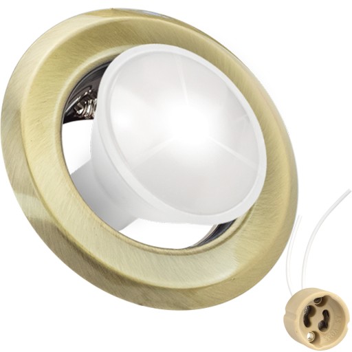 LED KÚPEĽŇOVÉ STROPNÉ SVIETIDLO GU10 230V KOVOVÉ NA PODHĽADU STRECHY