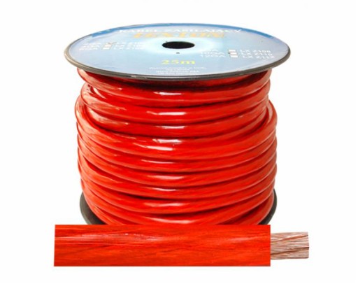 NAPÁJACÍ KÁBEL CCA 2GA 12mm červená/cena za 1m/8425