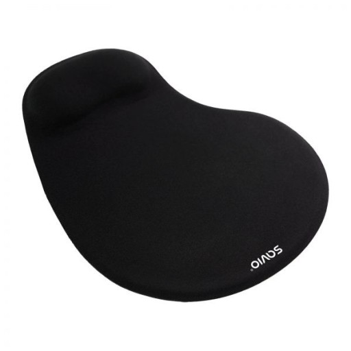 SAVIO SAVIO MP-01B gélová podložka pod myš, čierna