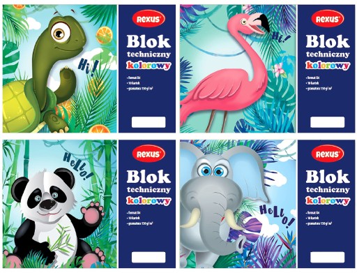 FAREBNÝ TECHNICKÝ BLOK 10 LIST A4 BENIAMIN