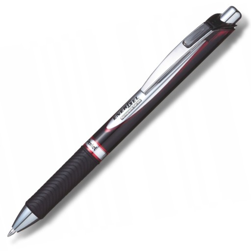 Guľôčkové pero Pentel Energel červené BLP75-B