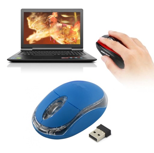 MYŠ OPTICKÁ BEZDRÔTOVÁ POČÍTAČOVÁ MYŠ USB