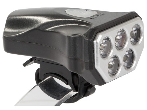 CYKLISTICKÁ LAMPA PREDNÁ 5 LED USB NA BICYKEL