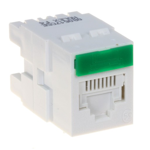 Značka portu MOLEX DataGate RJ45 zelená