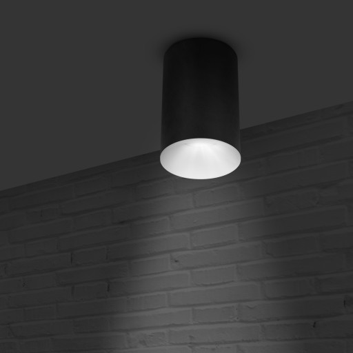Prisadené stropné svietidlo HALOGEN GU10 Čierna biela LED BODOVÁ LAMPA