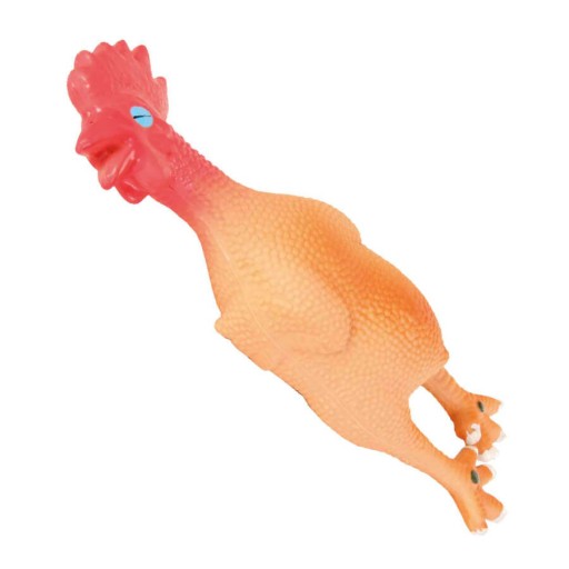 Kuriatko na PSI HRAČKU pískacie hryzátko 23cm latex