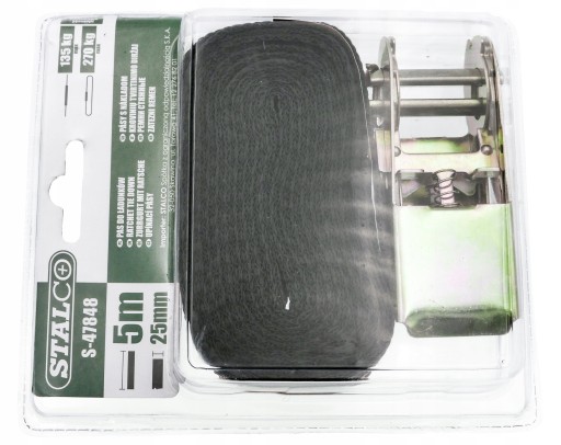 PREPRAVNÝ PÁS PRE NÁKLADY 300KG 25MMx5M STALCO
