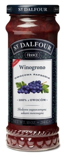 Ovocný džem Rhapsody hroznový 284 g ST. DALFOUR