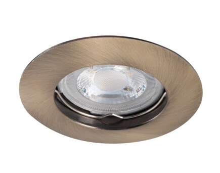 KANLUX Halogénové LED stropné svietidlo LUTO GU10 10W mosadz