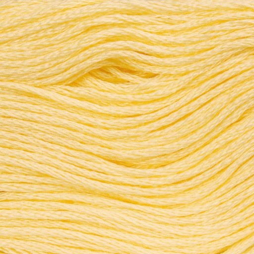 Bavlnené nite ARIADNA ozdobné vyšívacie nite LIGHT YELLOW 1508