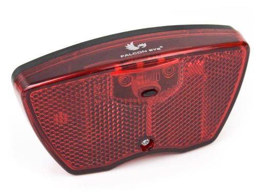 Zadné svetlo na bicykel Falcon Eye FBR0112 na nosič, AKUMULÁTOROVÉ