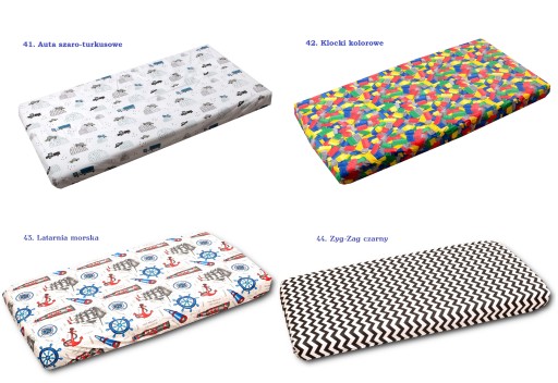Farebná bavlnená plachta 60x120 s gumičkou