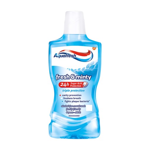 AQUAFRESH ÚSTNA VÝPLACH 500ml FRESH&MINTY