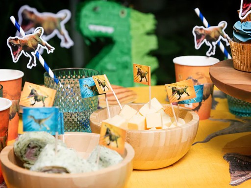 T-Rex Dinosaurs narodeninové poháre 210 ml 8 ks.