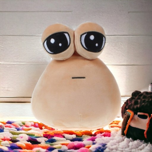 POU PLYŠOVÝ MASKOT PLYŠOVÁ PLYŠOVÁ HRAČKA MÔJ MIMOKRETSKÉ ZVIERATKO MÄKKÉ 25 CM