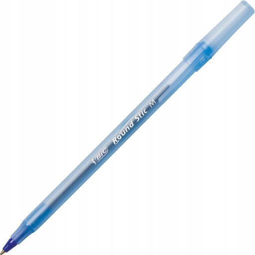 Guľôčkové pero BIC Round Stic, modré, 5 kusov