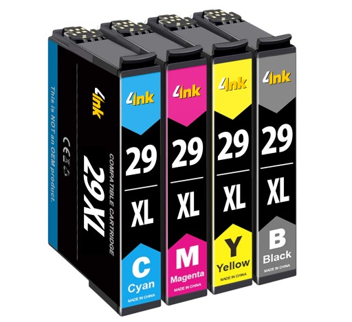 4x ATRAMENT PRE EPSON 29 XL XP-235 XP-245 XP-332 XP-432