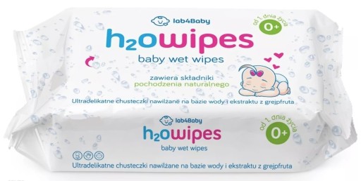 Alg Pharma h2o Baby vlhčené obrúsky 48 kusov