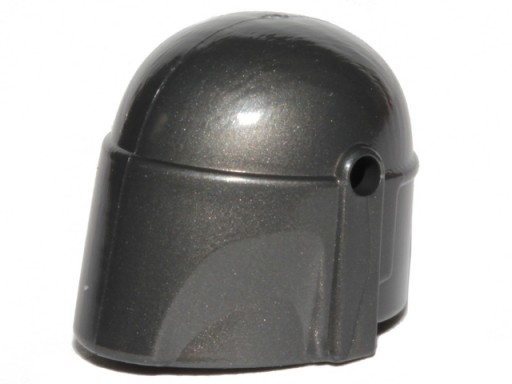 Lego New Star Wars Mandalorian Plain Pearl Tmavošedá prilba 87610