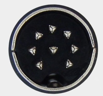 Zástrčka DIN 8pin 8p do konektora kábla (1142)