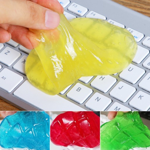ELASTIN GEL NA ČISTENIE ROHOV KLÁVESNICE AUTOMOBILU SLIME GLUT GUMBER