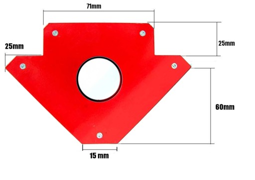 MAGNETICKÁ UHLOVÁ TYČ 11KG 25LBS ZVÁRACÍ DRŽÁK