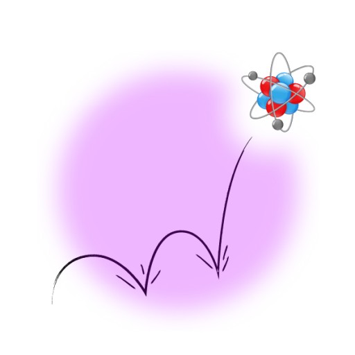 Gumová loptička Rubber Trick ATOM - Sada 3 ks