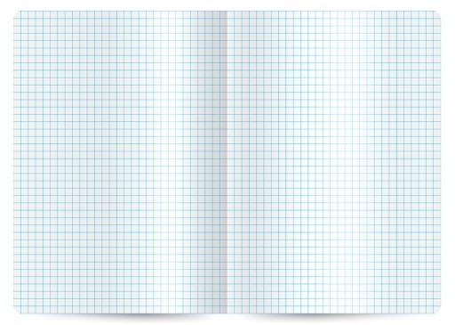 4 X ZÁPISNÍK A5 PRE DIEVČA 16 STRÁNOVÝ GRID INTERPRINT ROZTOMNÉ DIEVČATKO