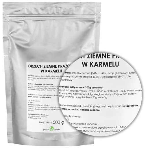 Arašidy chrumkavé V KARAMELI 500g