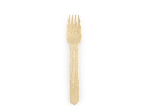 Drevené VIDLIČKY 100 ks ECO grilovací príbor 15cm
