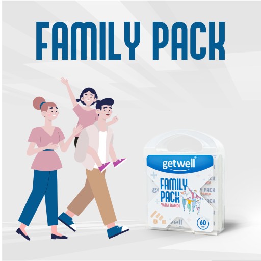 GETWELL PLASTRY FAMILY BACK FAMILY MIX SET 60 ks