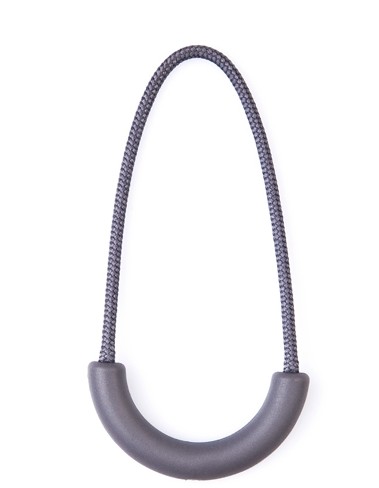 Štítok - ZIPPER STRING, sivý