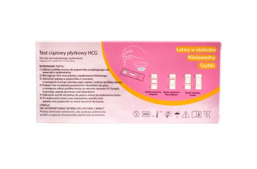 DOMÁCI TEHOTENSKÝ TEST 99,9% CITLIVÝ 10mlU/ml
