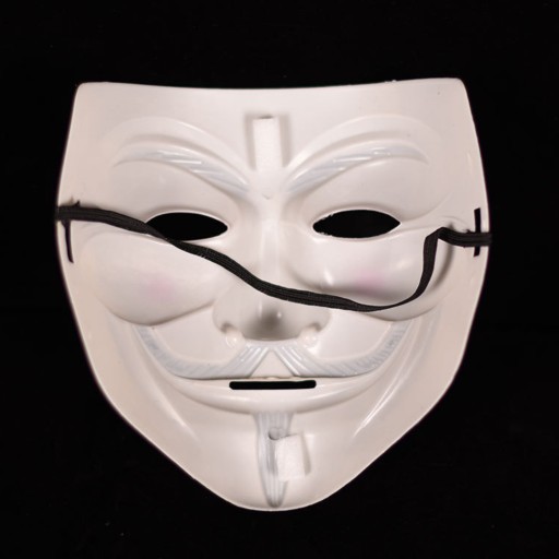 ANONYMNÁ VENDETTA MASKA - BIELA MASKA DISPOSIGUE