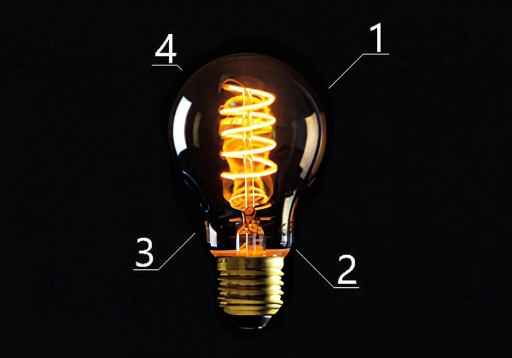 Kanlux LED ozdobná žiarovka s veľkým závitom E27 4W=25W Super teplá